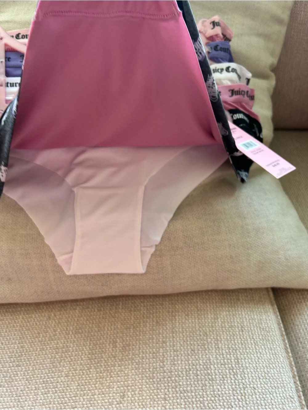 NWT JUICY COUTURE 5 pack printed underwear.